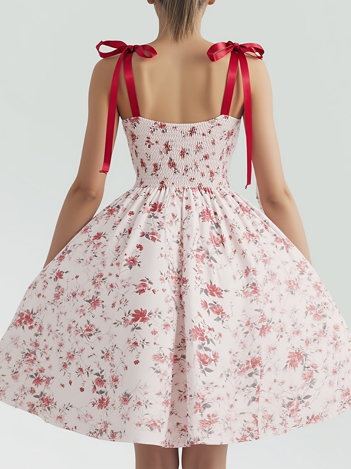 Elegant Floral Party Dress
