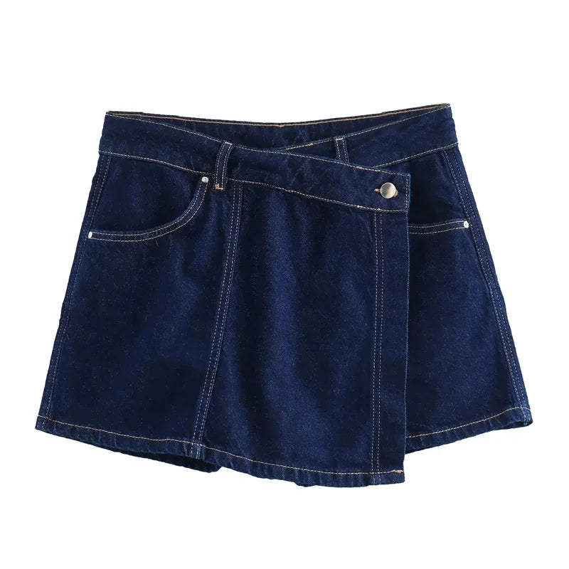 Denim Tops and Skirt