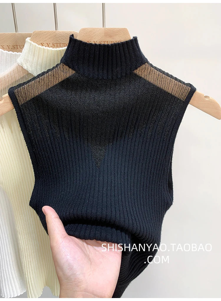 Mesh Knitted Top