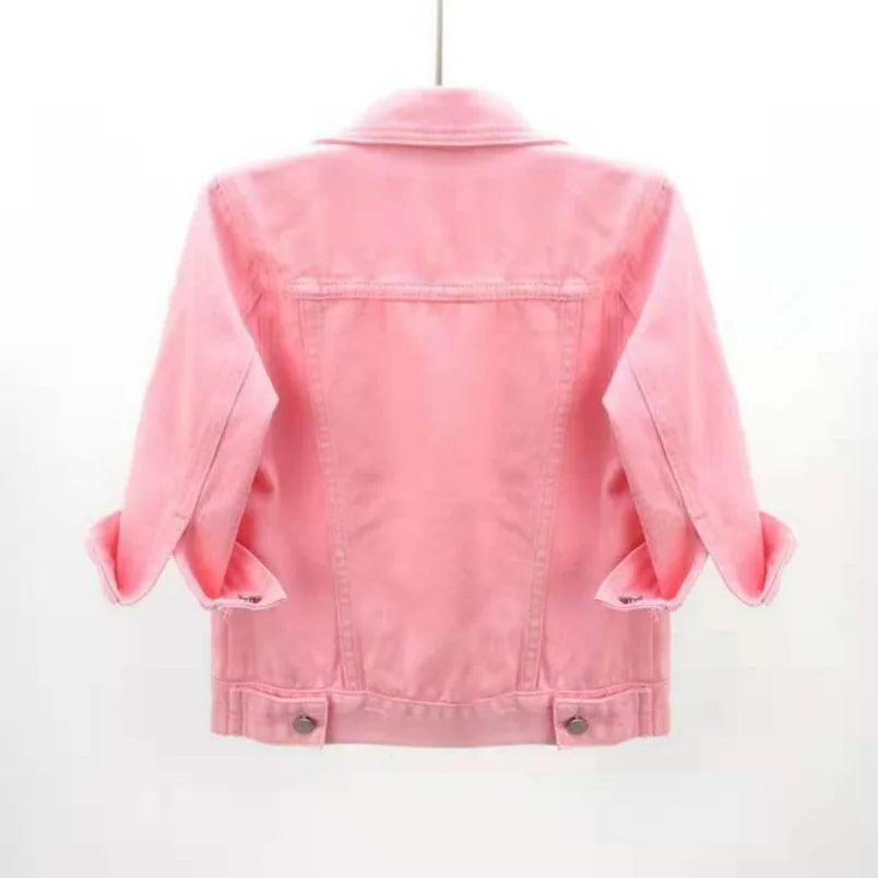 Colored Denim Jacket