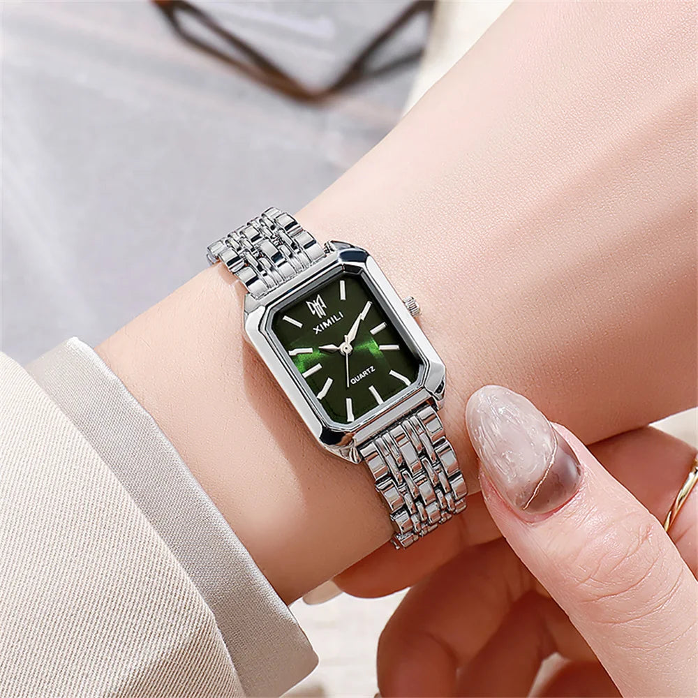 Women's Minimalist Square Quartz Watch
