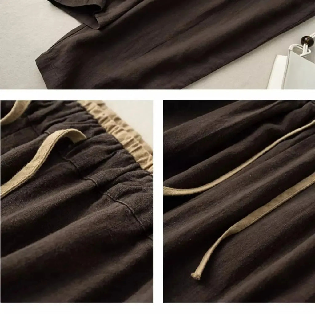 Cotton Linen Loose Harem Pants