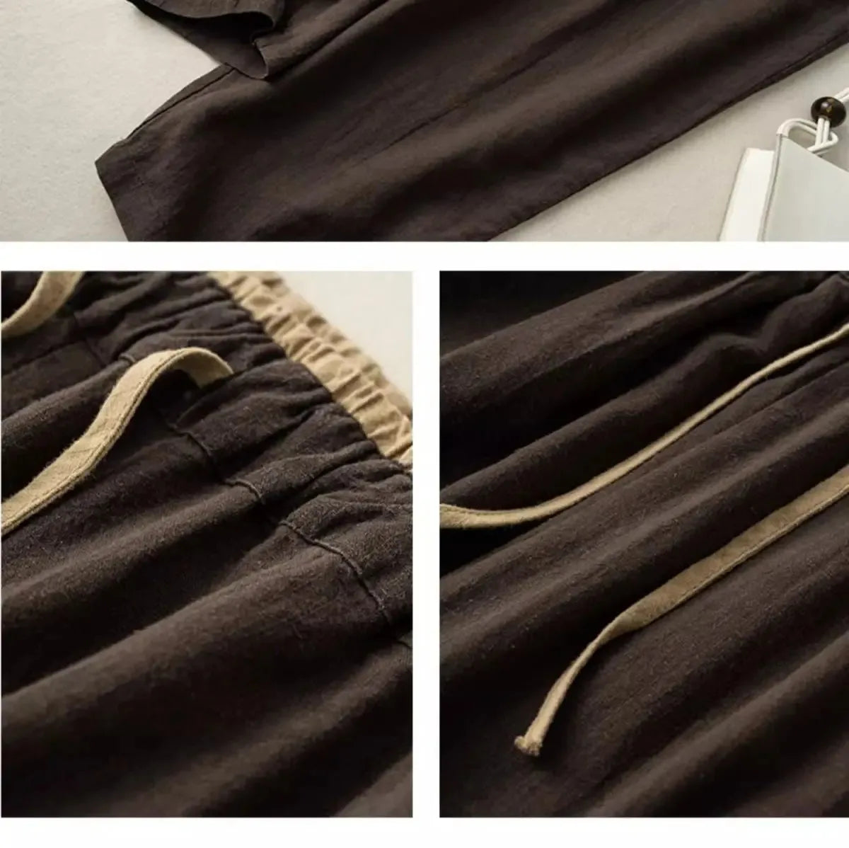 Cotton Linen Loose Harem Pants