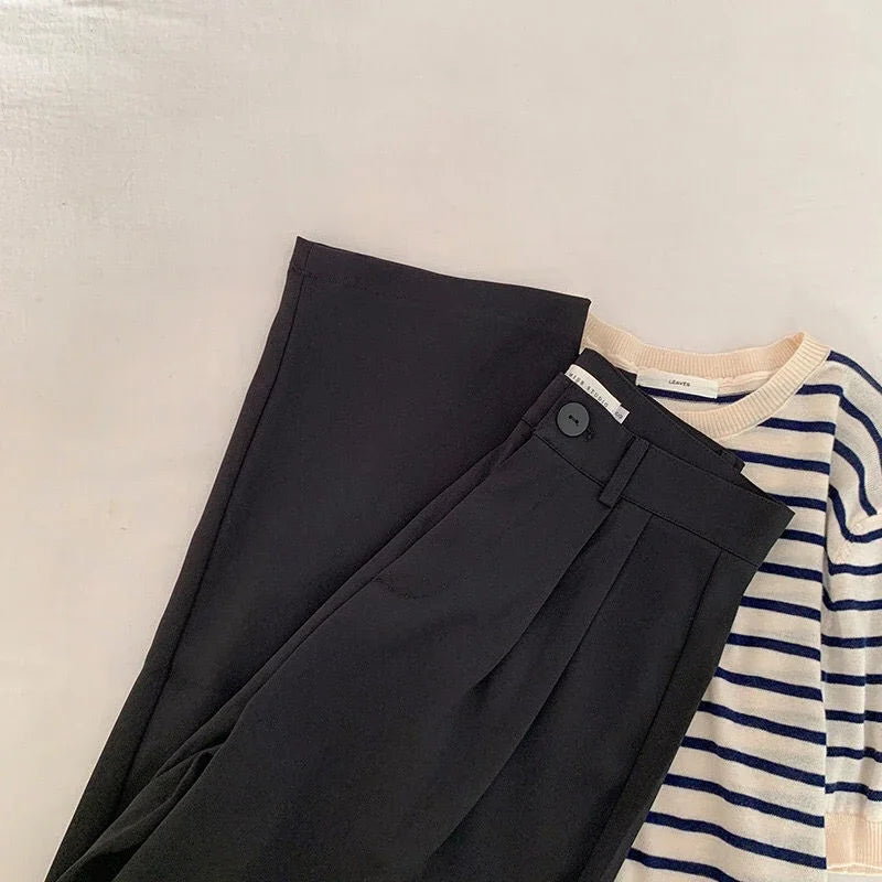 High Waist Women Suit Pants