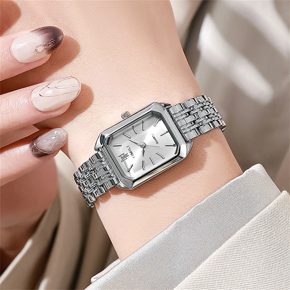 Women's Minimalist Square Quartz Watch