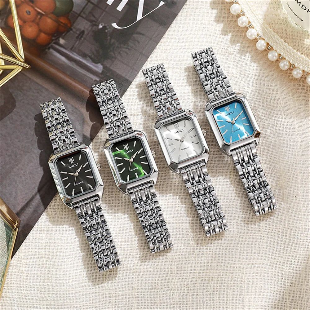 Women's Minimalist Square Quartz Watch