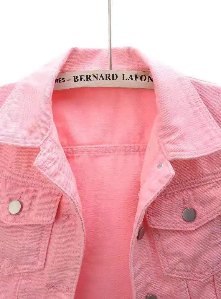 Colored Denim Jacket