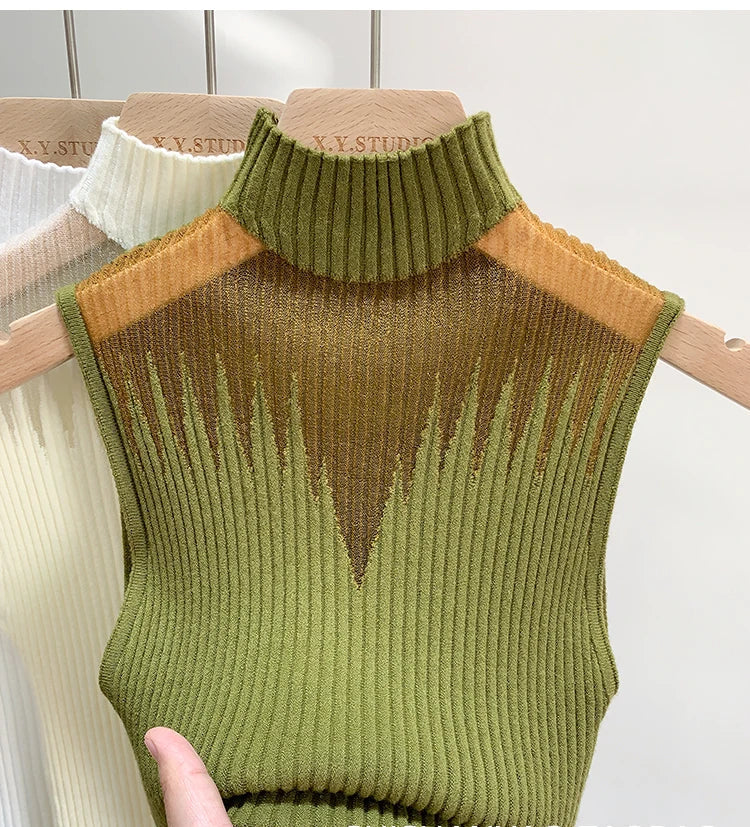 Mesh Knitted Top