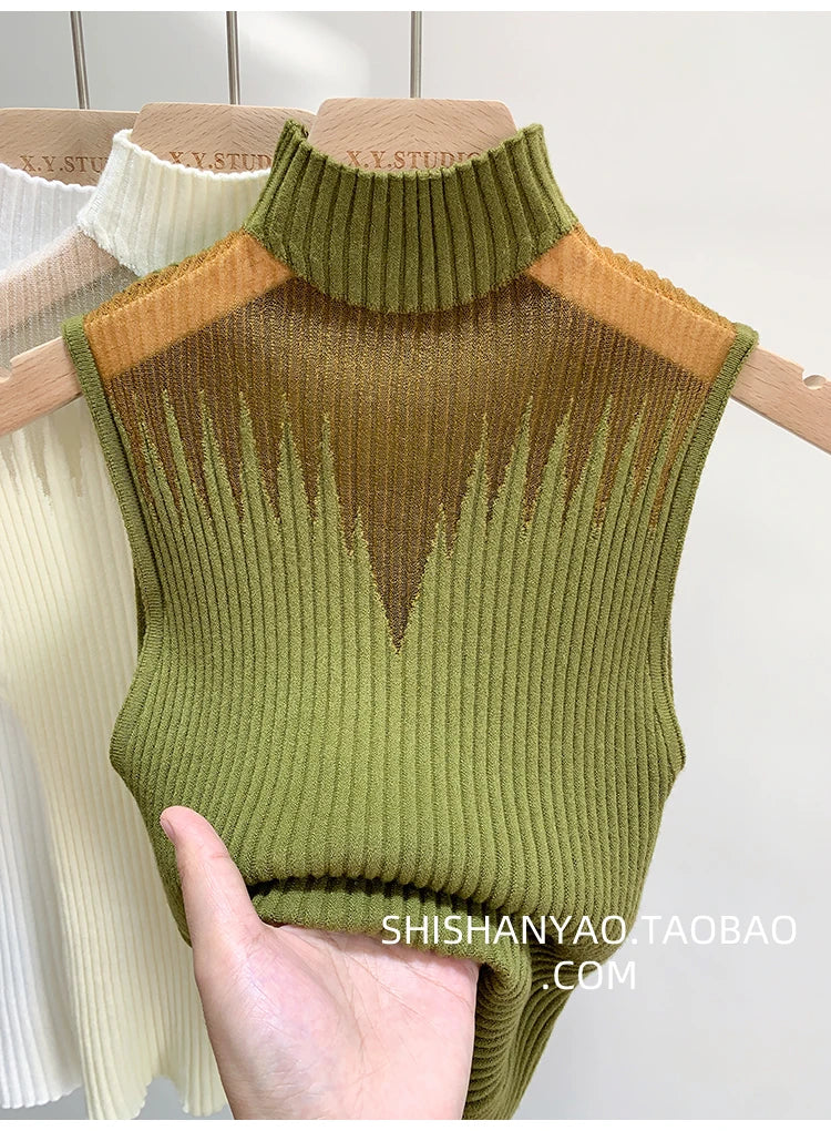 Mesh Knitted Top