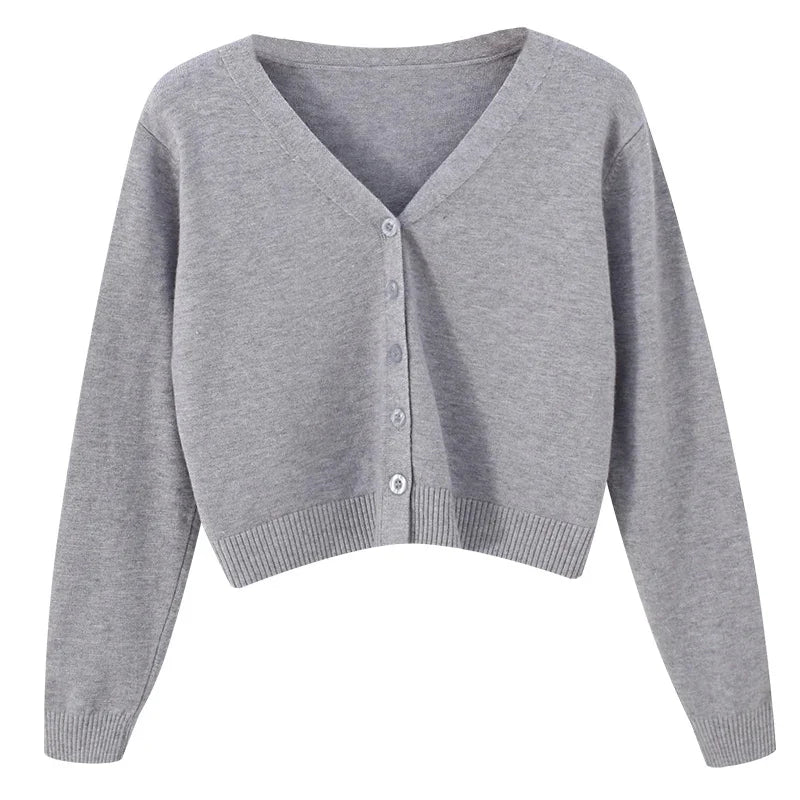 Kathy Long Sleeve Cropped Cardigan