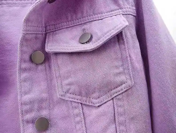 Colored Denim Jacket