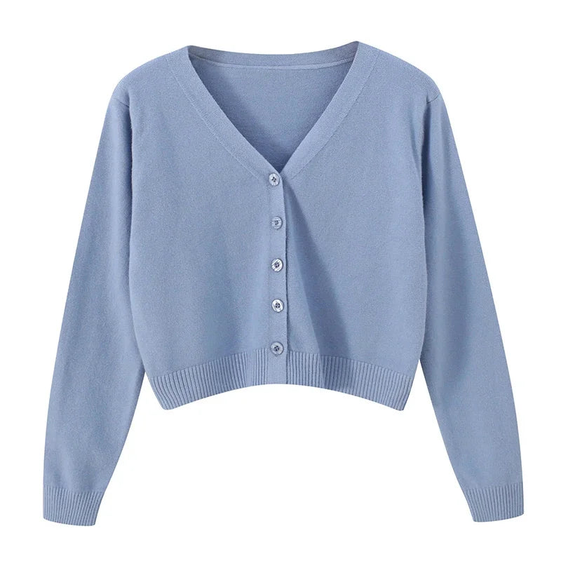 Kathy Long Sleeve Cropped Cardigan