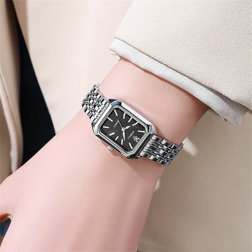 Women's Minimalist Square Quartz Watch