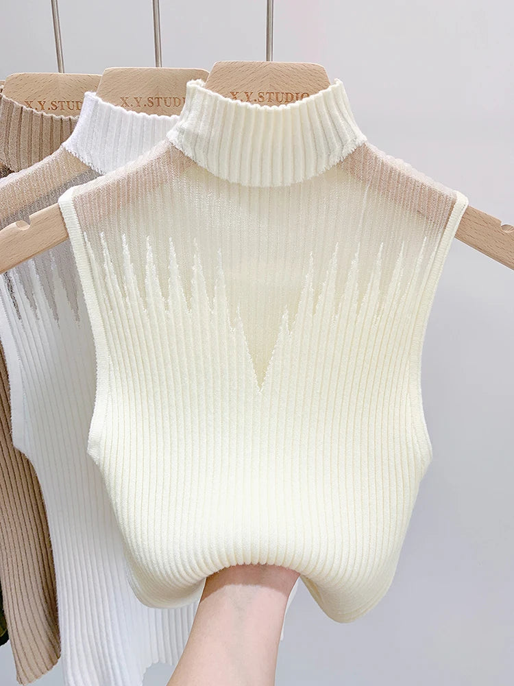 Mesh Knitted Top