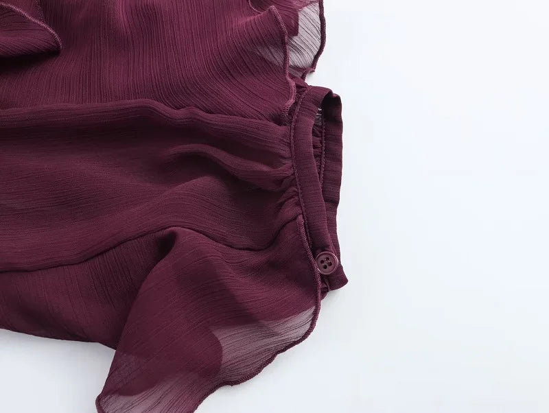 Ruffle Women's Blouse
