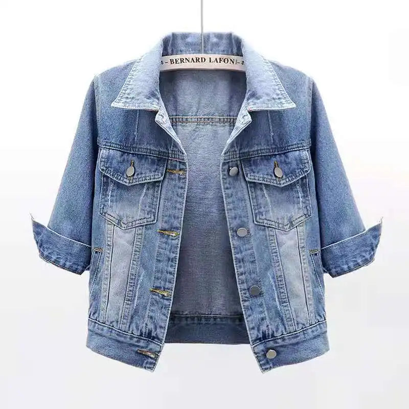 Colored Denim Jacket
