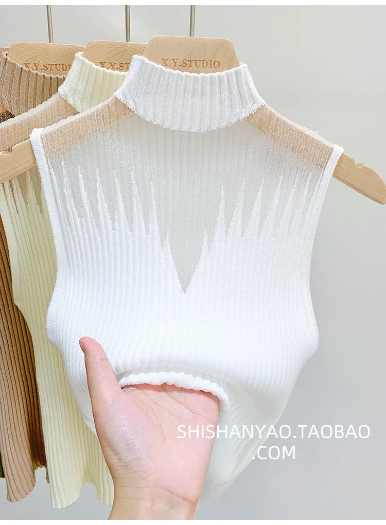 Mesh Knitted Top