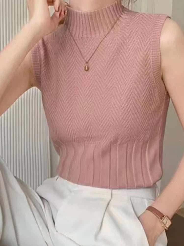 Cassey Summer Casual Knitted  Tops