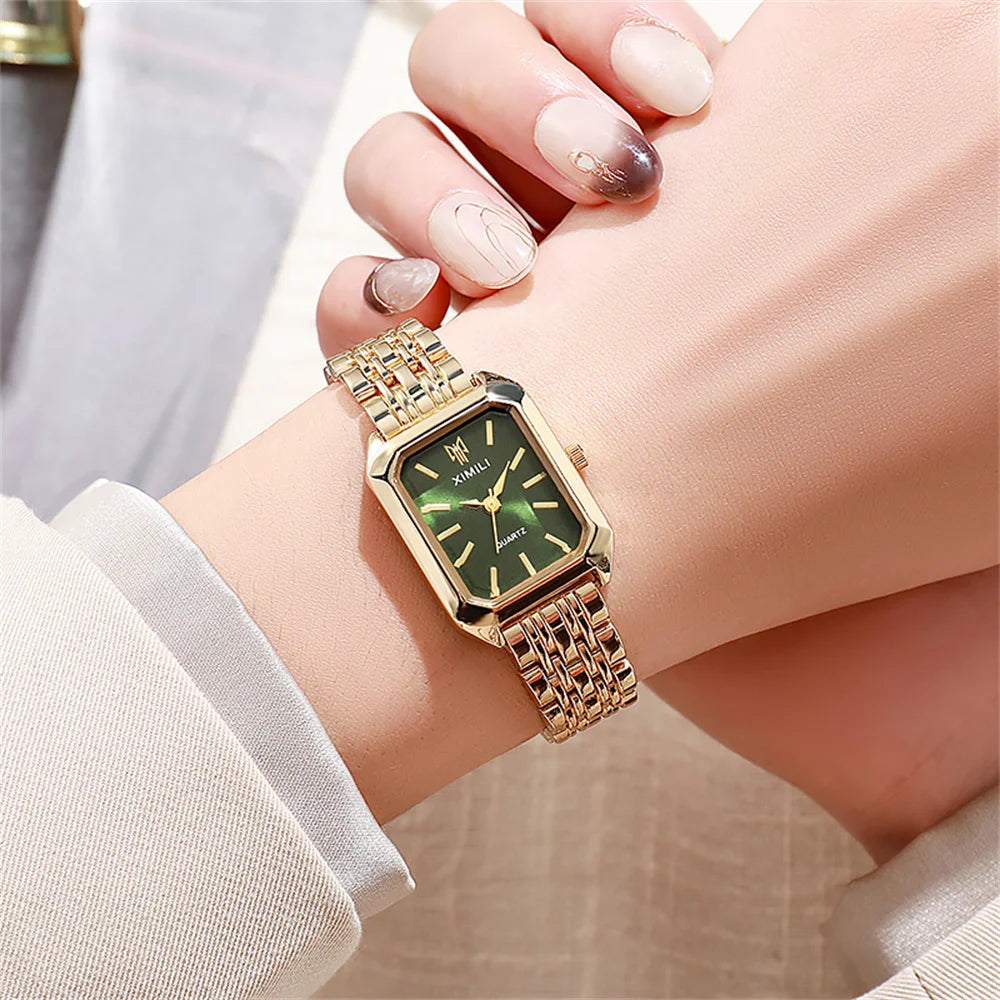 Women's Minimalist Square Quartz Watch