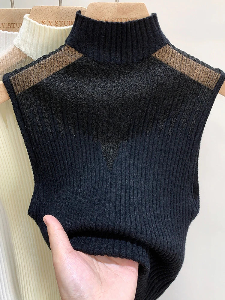 Mesh Knitted Top