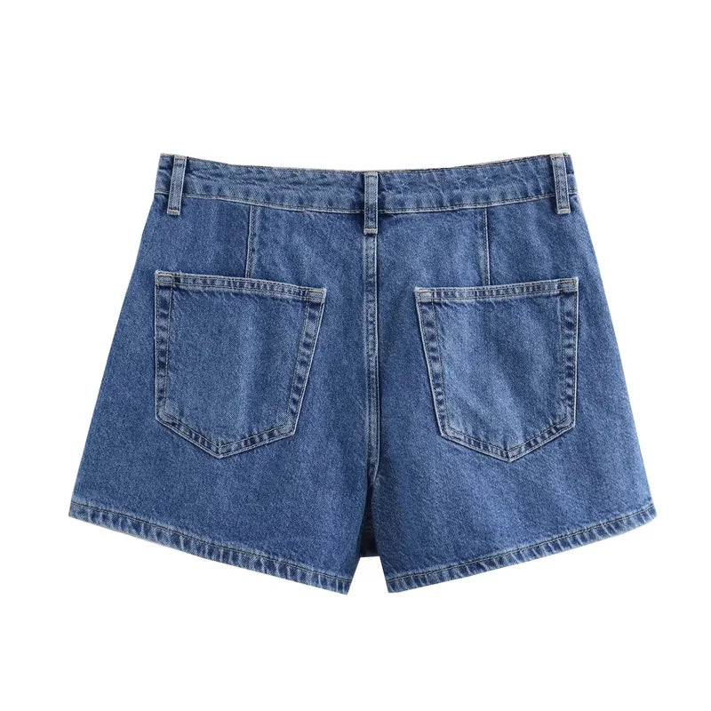 Denim Tops and Skirt