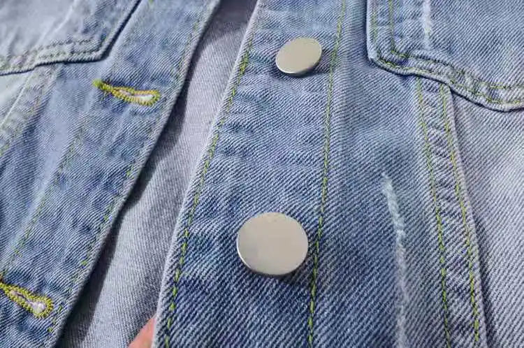 Colored Denim Jacket