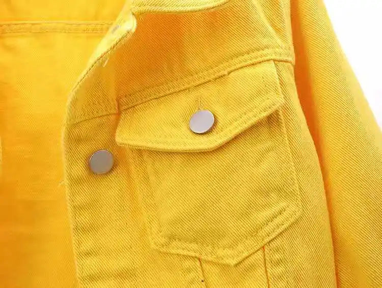 Colored Denim Jacket