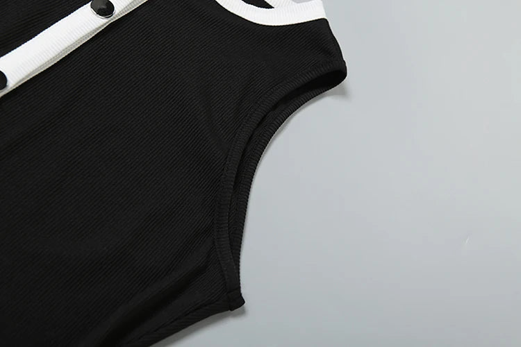Crizza Ribbed Sleeveless Tops