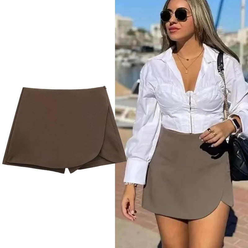 Women's High Waist Skirt Pants