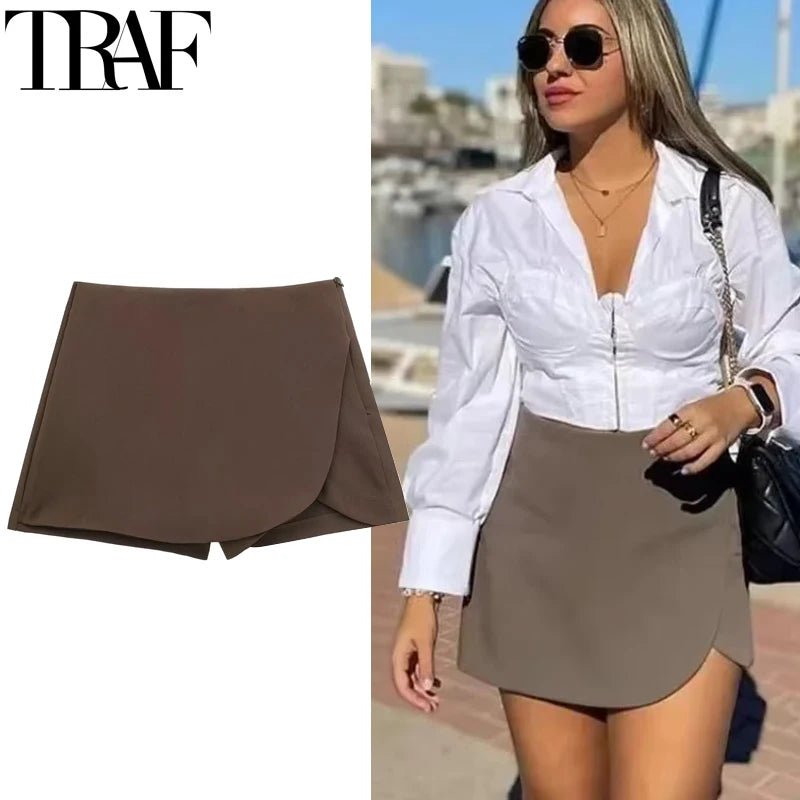 Women's High Waist Skirt Pants