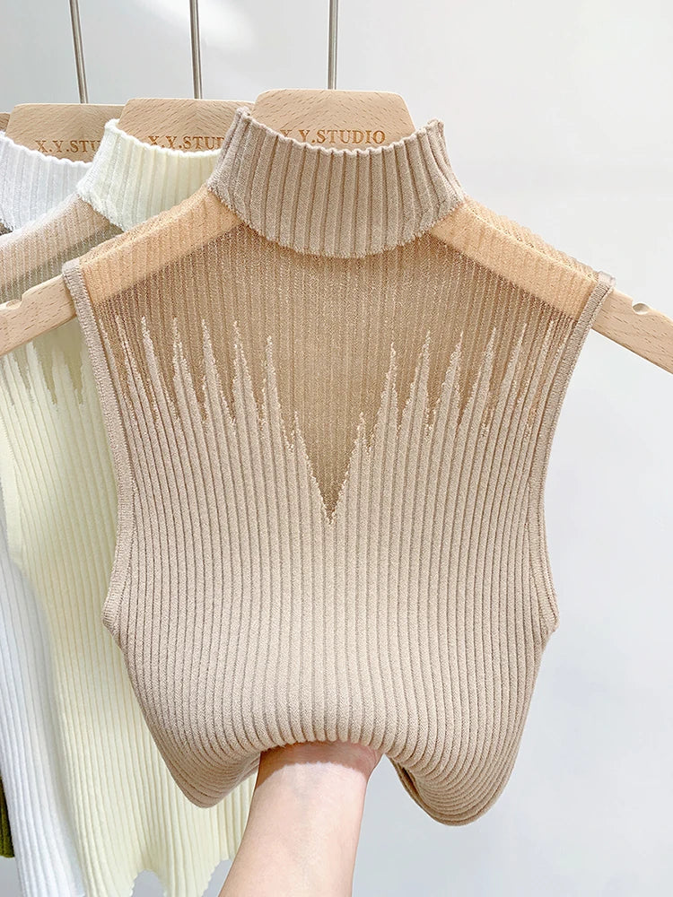 Mesh Knitted Top