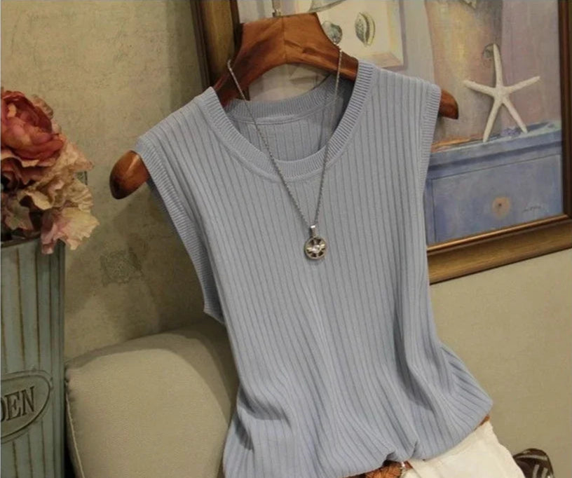Summer Sleeveless Blouse