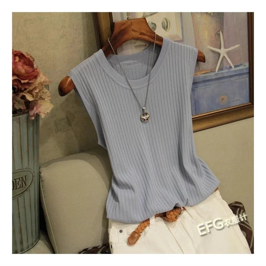 Summer Sleeveless Blouse