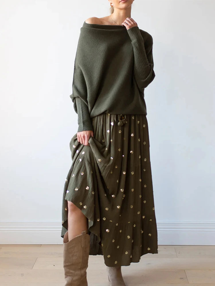 Women's Ribbed Knit Jumper