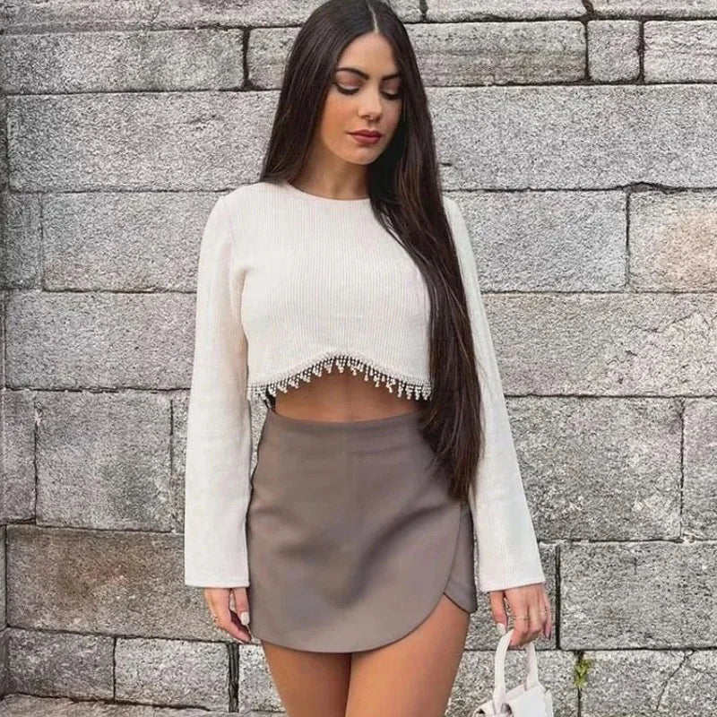 Women's High Waist Skirt Pants
