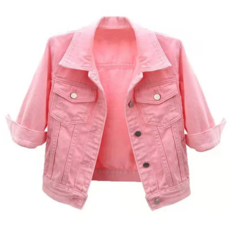 Colored Denim Jacket