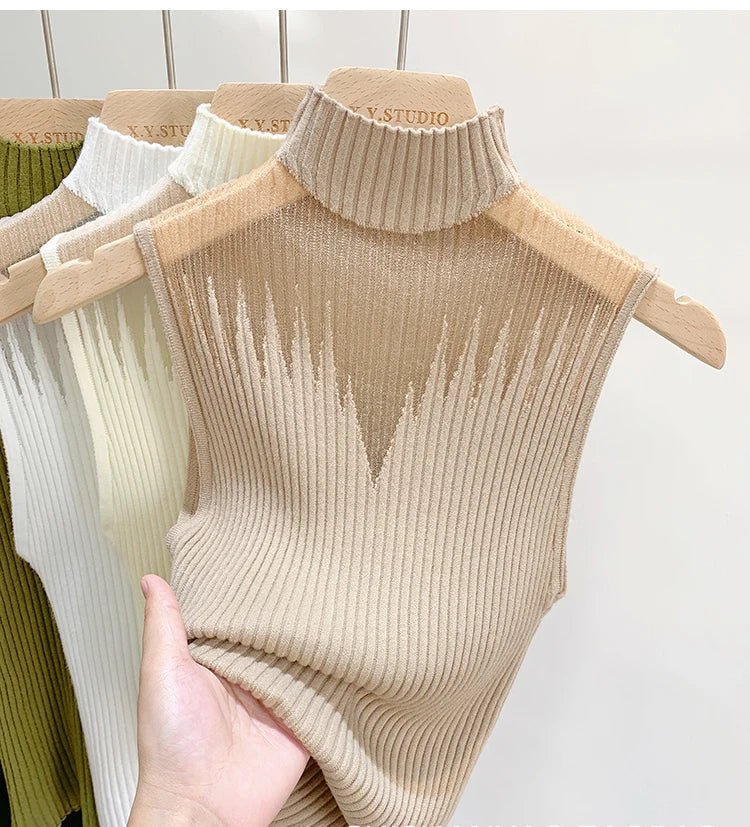 Mesh Knitted Top