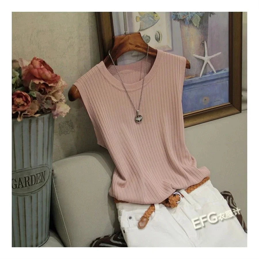 Summer Sleeveless Blouse