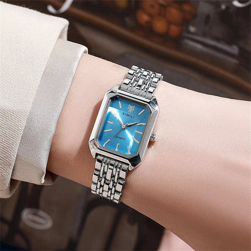 Women's Minimalist Square Quartz Watch