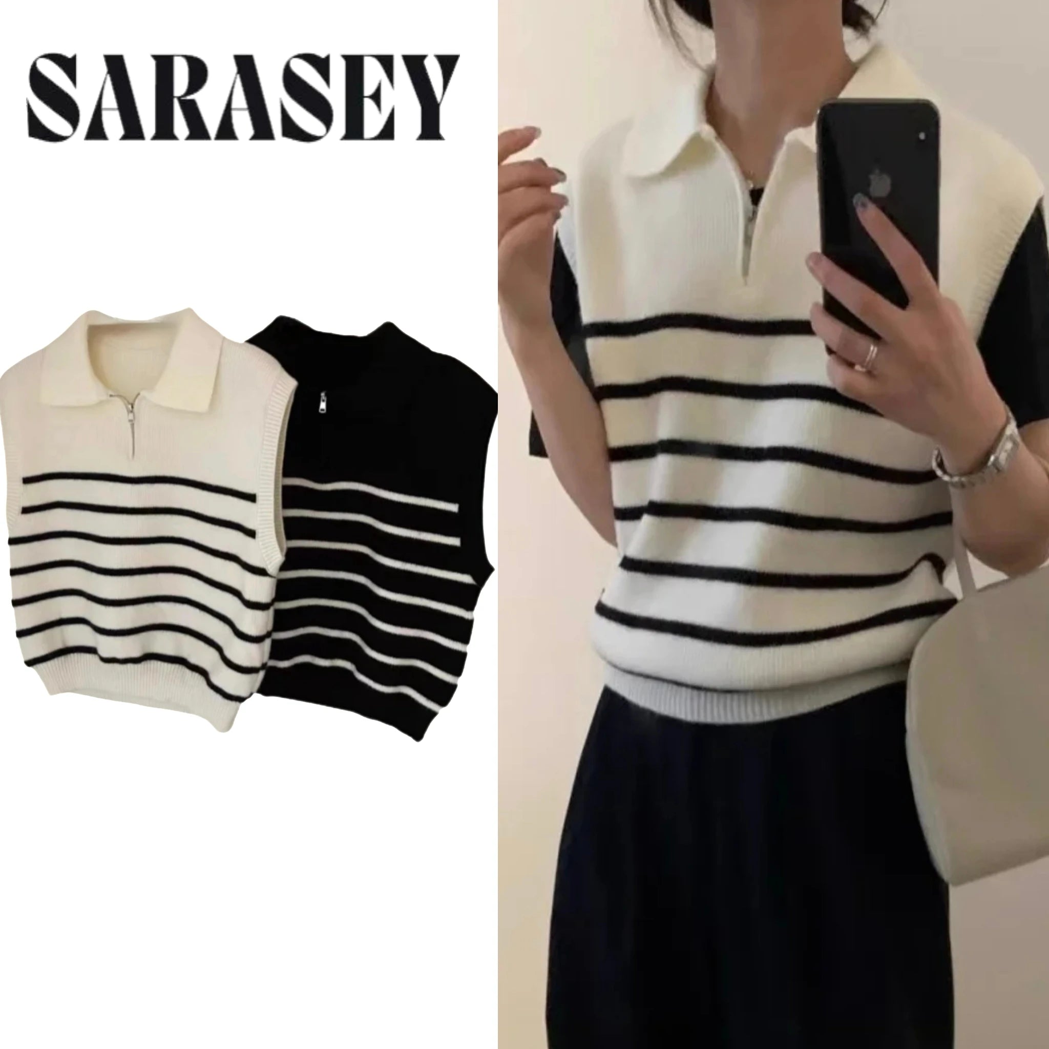 Rizza Sleeveless Sweaters