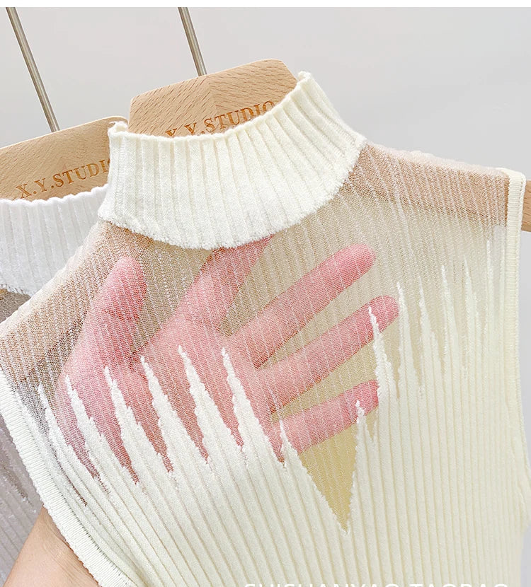 Mesh Knitted Top