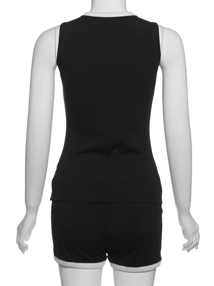 Crizza Ribbed Sleeveless Tops