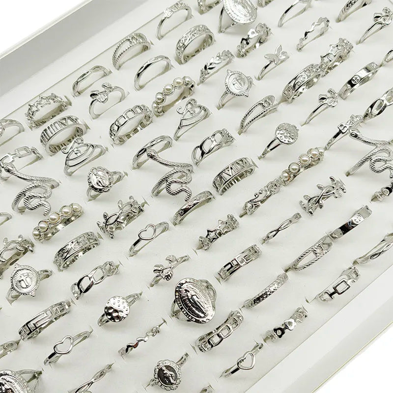 30pc/Lot Gold Color Finger Rings