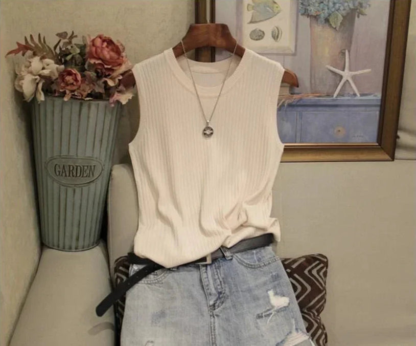 Summer Sleeveless Blouse