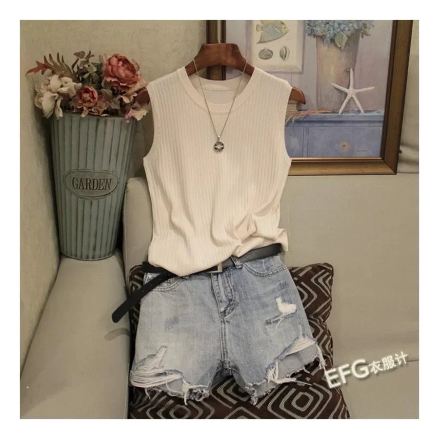 Summer Sleeveless Blouse