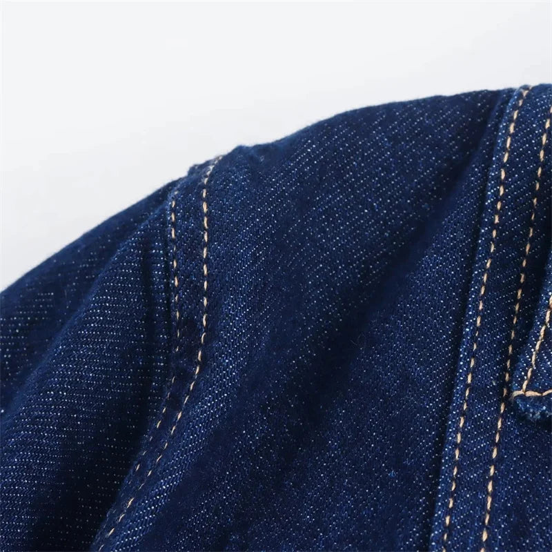 Denim Tops and Skirt
