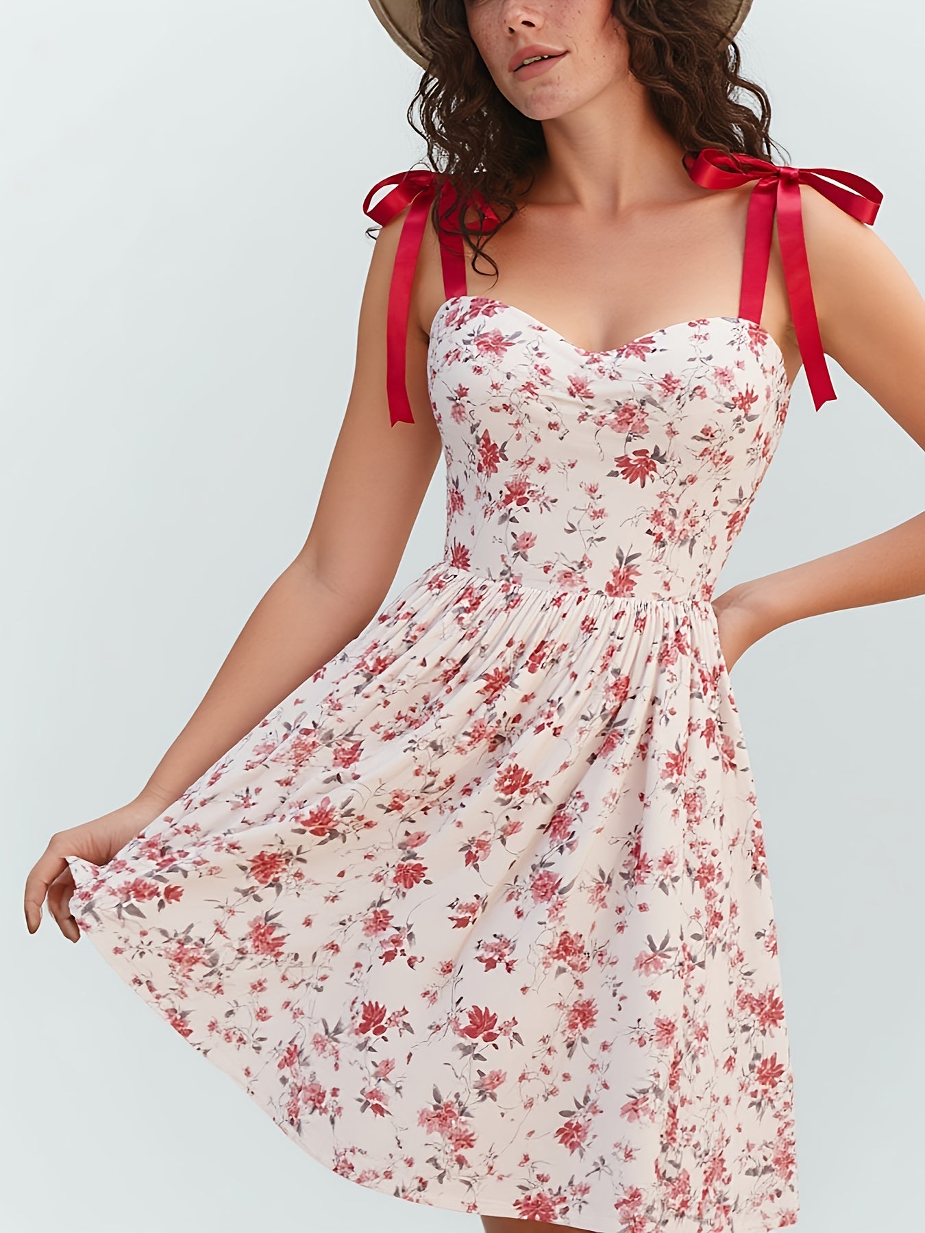 Elegant Floral Party Dress